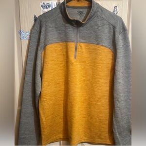 G.H. Bass & Co Men's Textured Fleece 1/4 Zip Pullover